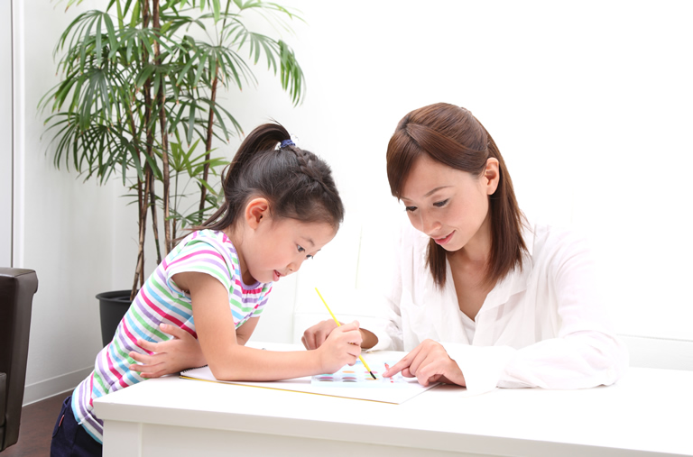幼児二言語コース授業風景